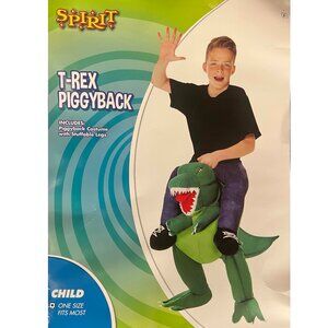 Kids Piggyback Dinosaur Ride On T-Rex Costume